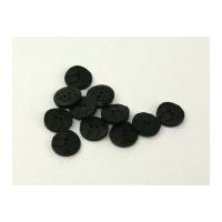 dill round textured buttons 19mm black