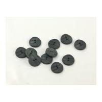 dill round textured buttons 19mm grey