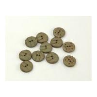 Dill Round Textured Buttons 19mm Beige