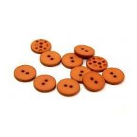 Dill Round Textured Matte Buttons Tan Brown