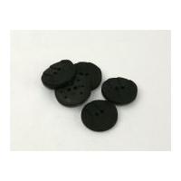 Dill Round Textured Buttons 25mm Black