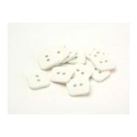 Dill Rounded Square Buttons White
