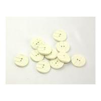 Dill Round Textured Buttons 25mm Cream