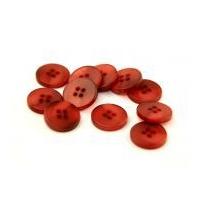 dill round matted buttons rust orange