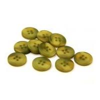 Dill Round Matted Buttons Olive