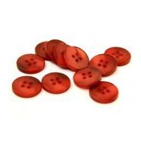 dill round matted buttons rust orange