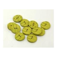 Dill Round Textured Buttons 28mm Olive Green