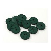 dill round textured buttons 28mm bottle green