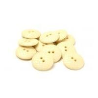 Dill Round Snakeskin Texture Buttons Cream