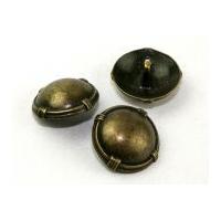 dill metal domed military buttons dull gold