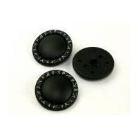 dill round etched rim buttons 34mm blackwhite