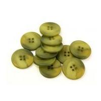 Dill Round Matted Buttons Olive