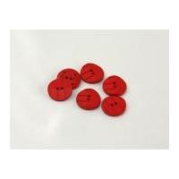 dill round textured buttons 19mm red