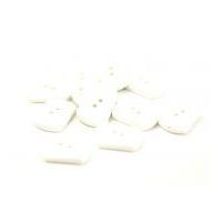 dill rectangular carved buttons white