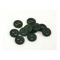 Dill Vintage Style Leather Effect Button Bottle Green