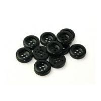 dill round chunky coat buttons 28mm navy blue