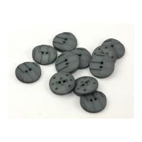 Dill Round Textured Buttons 28mm Grey