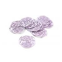 Dill Delicate Linear Rose Buttons 40mm Mauve