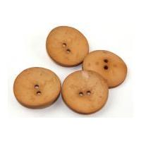 Dill Extra Large Round Resin Buttons Camel