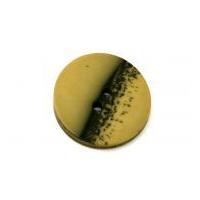 Dill Round Abstract Landscape Coat Buttons 28mm Olive Green