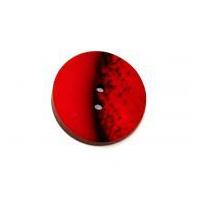 Dill Round Abstract Landscape Coat Buttons 23mm Dark Red
