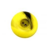 Dill Round Marbled Chunky Coat Buttons 18mm Citrus