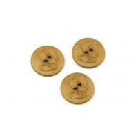 dill round embossed swirl buttons 20mm beige