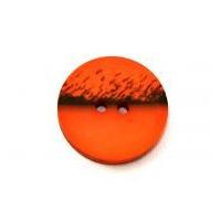 Dill Round Abstract Landscape Coat Buttons 18mm Orange