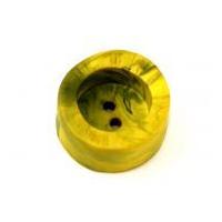 Dill Round Deep & Chunky Coat Buttons 20mm Mustard