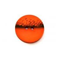 Dill Round Abstract Landscape Coat Buttons 23mm Orange