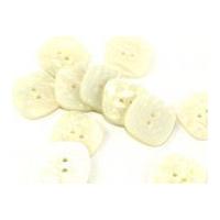 dill marble finish square buttons 25mm ivory