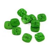 Dill Marble Finish Square Buttons 25mm Green