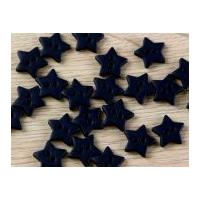 Dill Star Shape 2 Hole Plastic Buttons Navy Blue