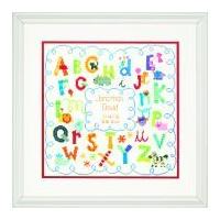 Dimensions Counted Cross Stitch Kit Alphabet Birth Record