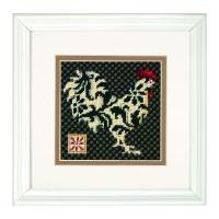 dimensions counted cross stitch kit black white rooster