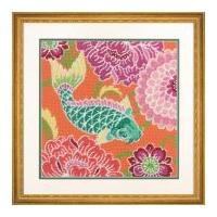 Dimensions Needlepoint Kit Koi with Flowers
