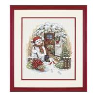 Dimensions Counted Cross Stitch Kit Garden Shed Snowman