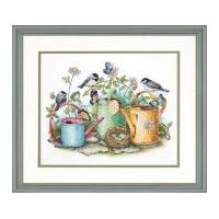 Dimensions Stamped Cross Stitch Kit Watering Cans