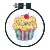 Dimensions Learn A Craft Counted Cross Stitch Kit Cupcakes