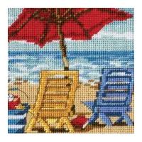dimensions needlepoint kit beach chair duo