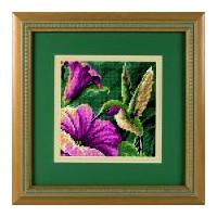 Dimensions Needlepoint Kit Hummingbird Drama
