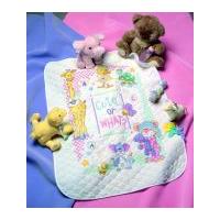 Dimensions Baby Hugs Kit Stamped Quilt Cute Or What?