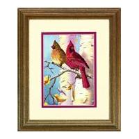 Dimensions No Count Cross Stitch Kit Cardinal Pair