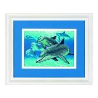 Dimensions No Count Cross Stitch Kit Deep Sea Dolphins