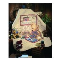 dimensions stamped cross stitch quilt kit old teddies