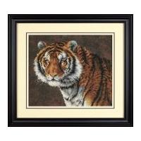 dimensions stamped cross stitch kit tiger