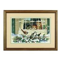 Dimensions Counted Cross Stitch Kit Three Bird Watchers