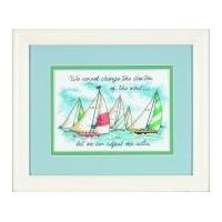 dimensions counted cross stitch kit adjusting our sails