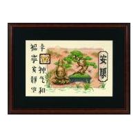 Dimensions Counted Cross Stitch Kit Bonsai & Buddha