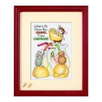 dimensions mouse mouse cross stitch kit make lemonade